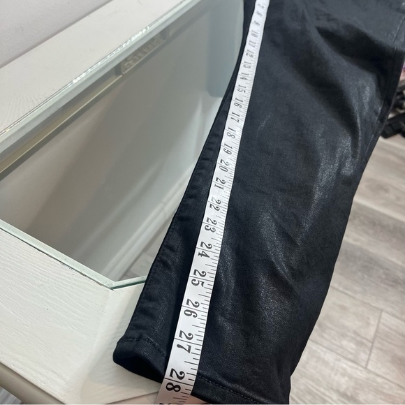 Good American Women's Size 16 Black Good Legs Coated Skinny Jean High Rise 28" - Picture 9 of 11